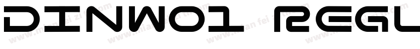 DINWO1 Regular字体转换